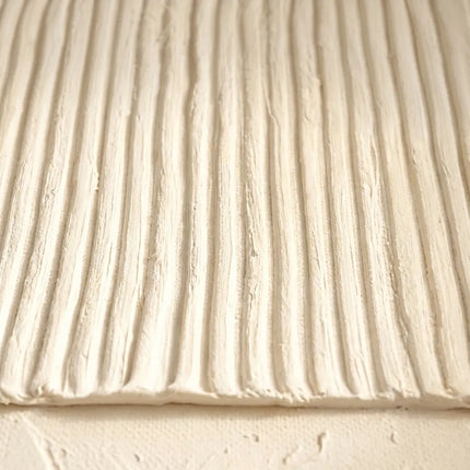 Warm Cream Minimalist Geometric Textured Wall Art for Living Room #AAPCEVVI