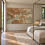 Earth Tone Hand-Painted Abstract Landscape, Braided Channels #NORDJ7EL