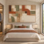 Earth Tone Hand-Painted 3D Textured Painting, Arches and Blocks #WSIDVHFL