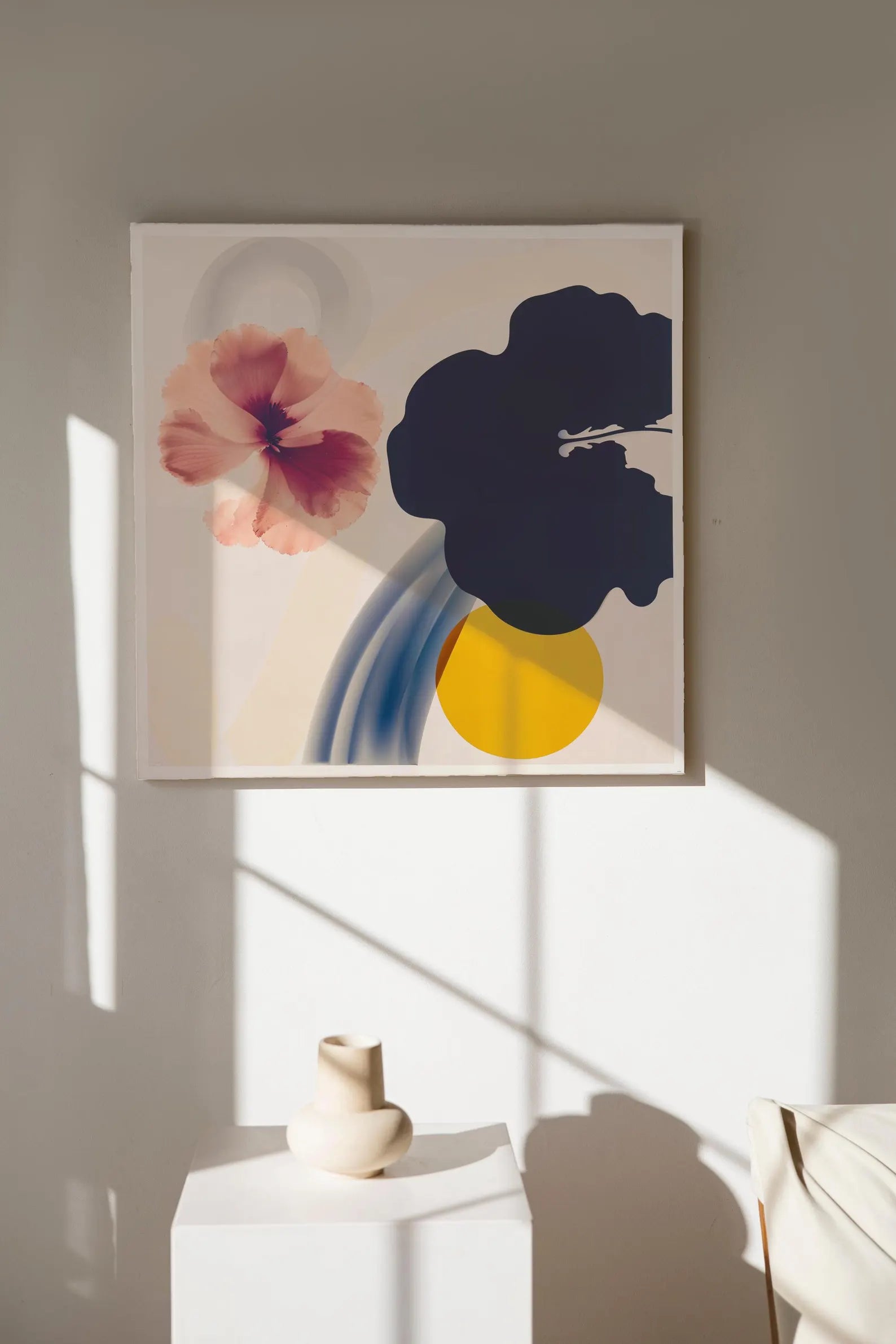 Bold Floral Abstract Canvas Art#FT128