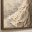 Cream Hand-Painted Figure Painting, Woman in a Flowing Gown #IT6VAZKO