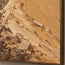 Ochre Brown Hand-Painted Canyon Painting, Pale Cascade #GHQHCN9P