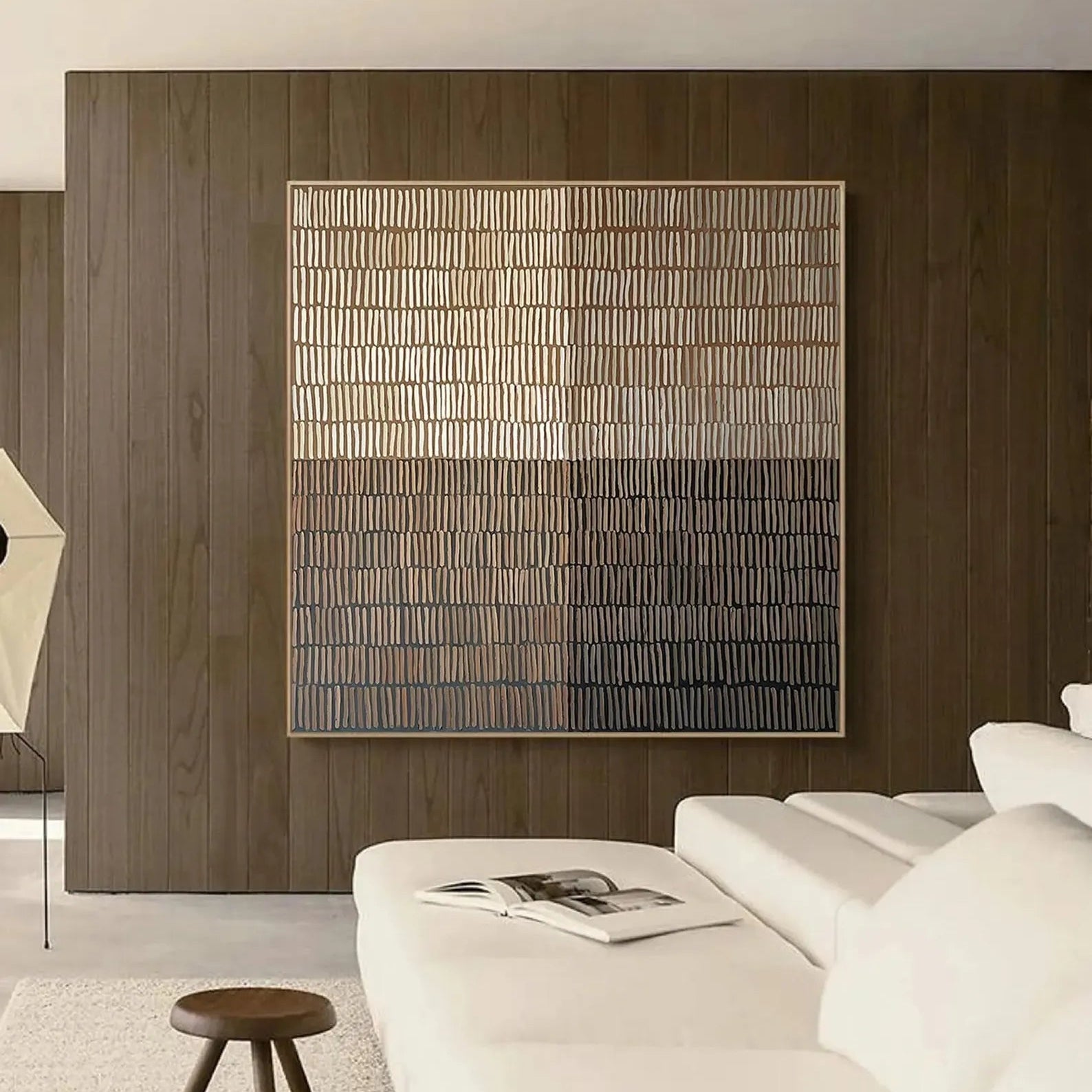 Textured Neutral Abstract Wall Art #MD233