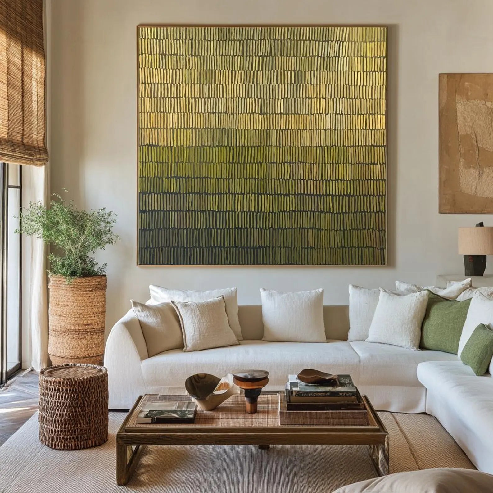 Textured Neutral Tone Abstract Wall Art#MD238