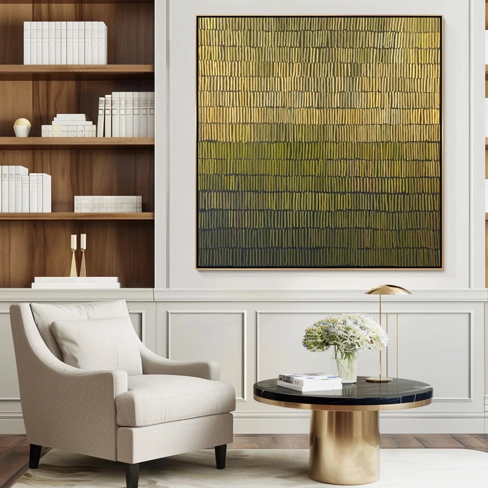 Textured Neutral Tone Abstract Wall Art#MD238