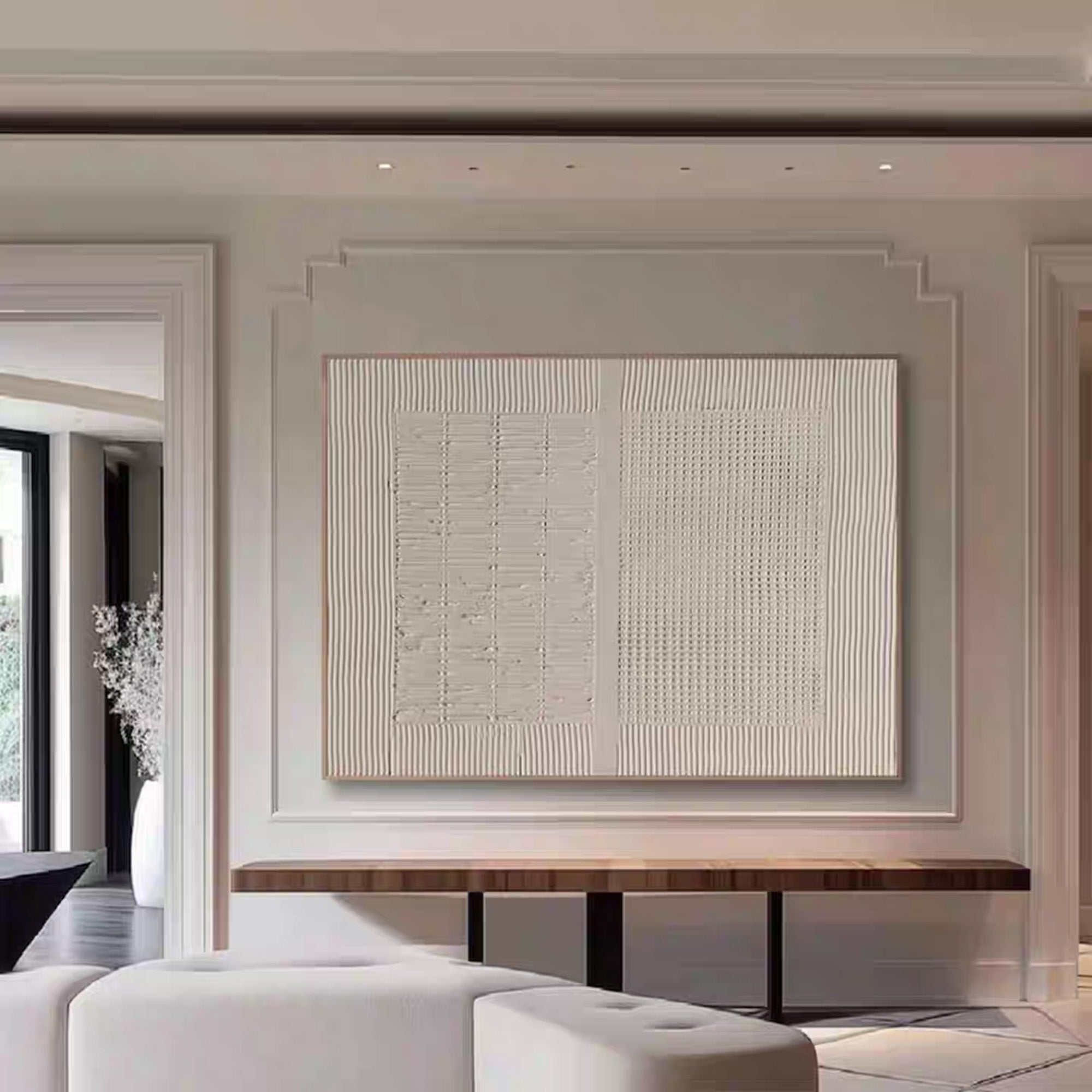 Minimalist Beige Wall Decor #MD457