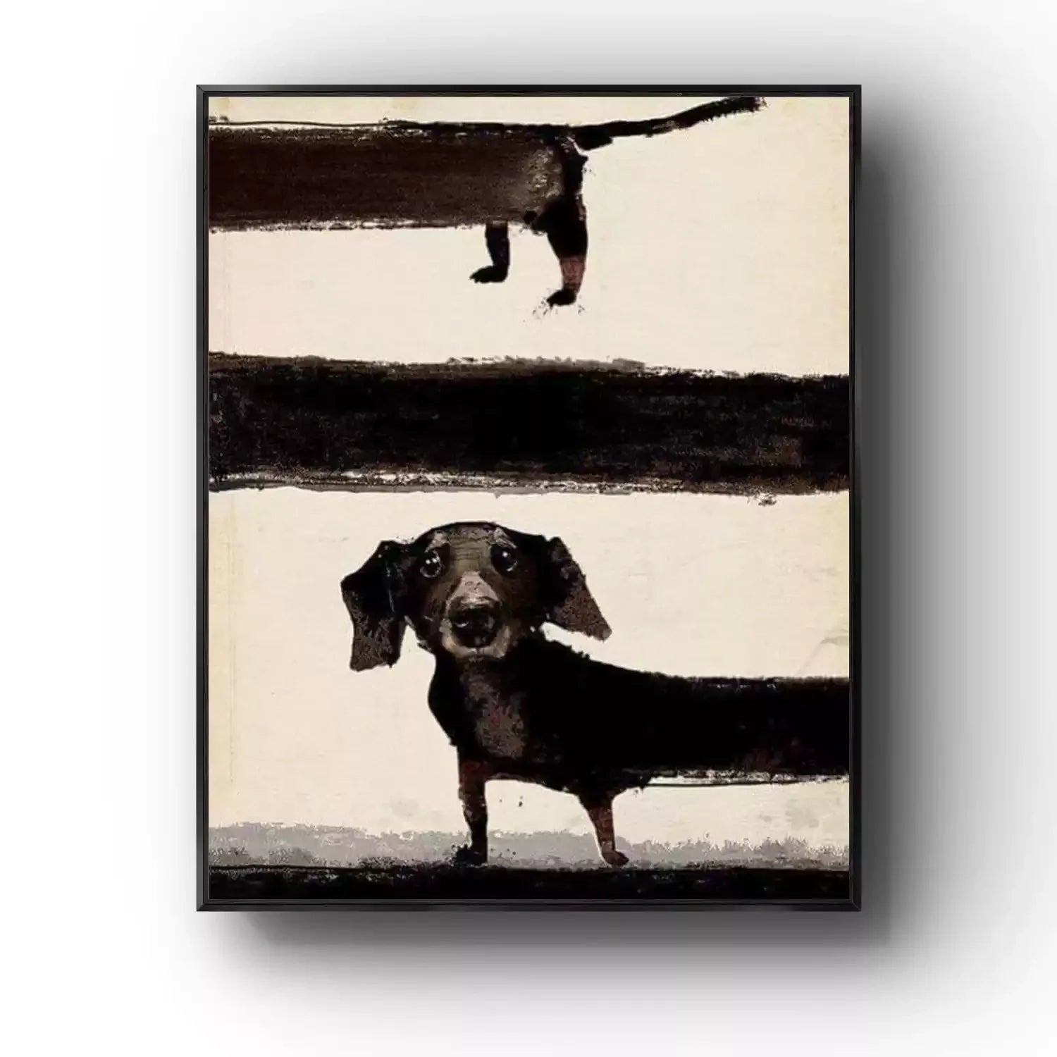 Abstract Animal Dog Wall Art #AM102