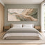 Beige & Sage Hand-Painted 3D Textured Oil Painting, Flowing Abstract Wall Art #EK9DQ1GU
