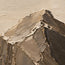 Beige Brown Hand-Painted Rock Painting, Two Angular Boulders #3O23L6NZ
