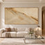Sand Hand-Painted 3D Textured Oil Painting, Diagonal Seam Wall Art #Z0LT2IGD