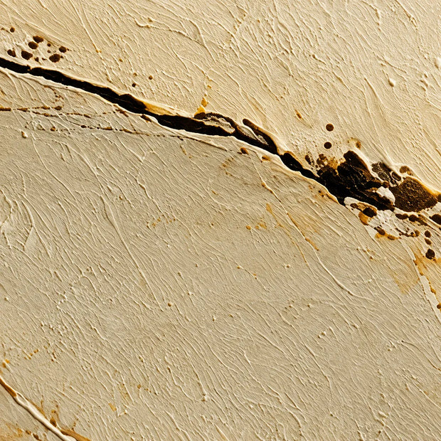Sand Hand-Painted 3D Textured Oil Painting, Diagonal Seam Wall Art #Z0LT2IGD