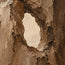 Brown Hand-Painted Rock Arch Painting, Two Desert Openings #BD35HJED