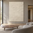Ivory Hand-Painted 3D Textured Oil Painting, Flowing Curved Lines Abstract Wall Art #5P652TQP