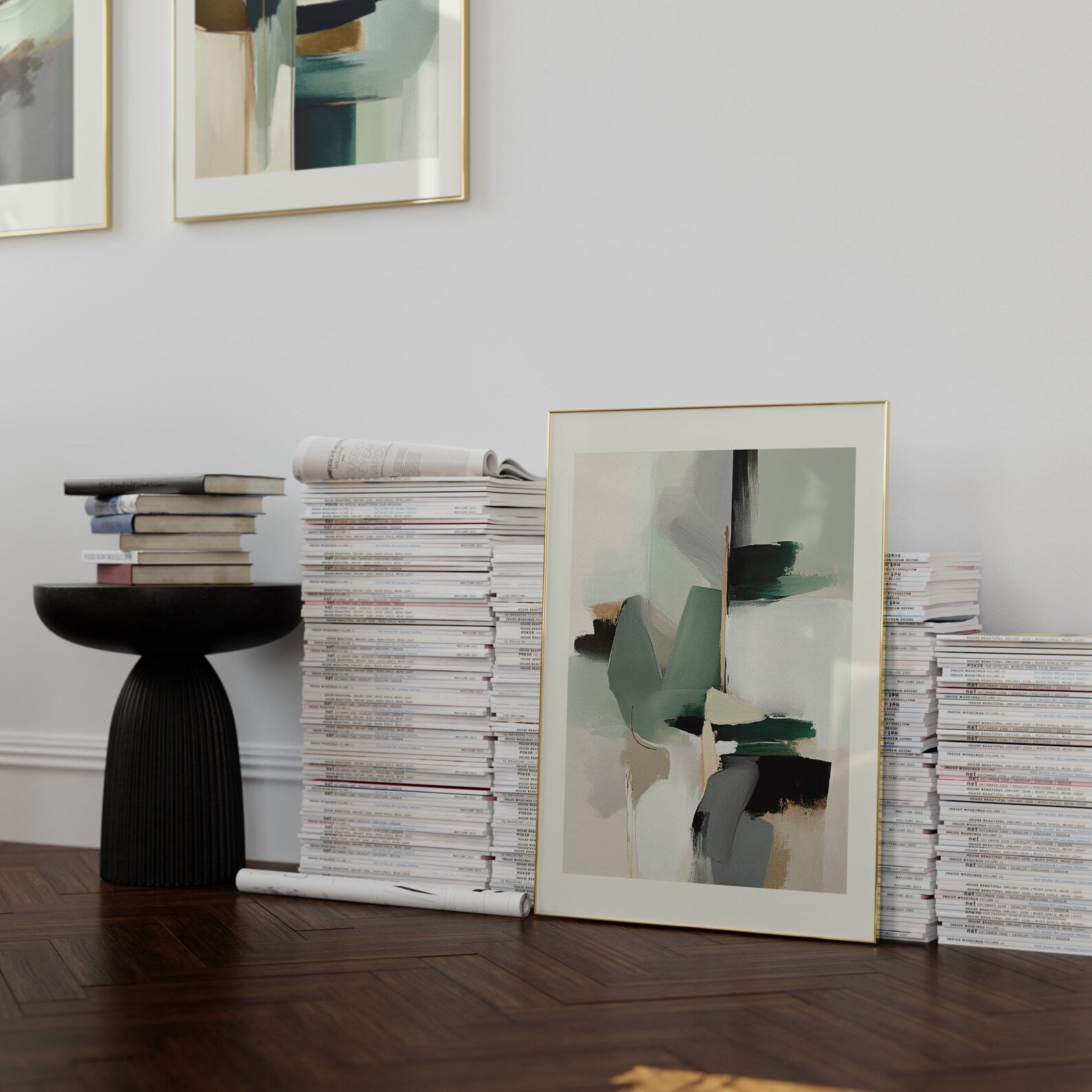 Minimalist Earth Tone Abstract Wall Art#WA127