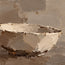 Taupe Hand-Painted Still Life Painting, Bowl and Small Cup #2TDB7X5S