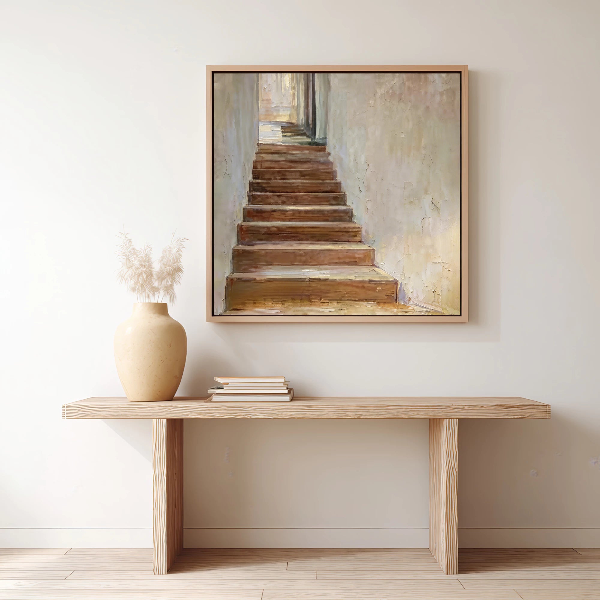 Wabi-Sabi Vintage Stairway Wall Art #WA98