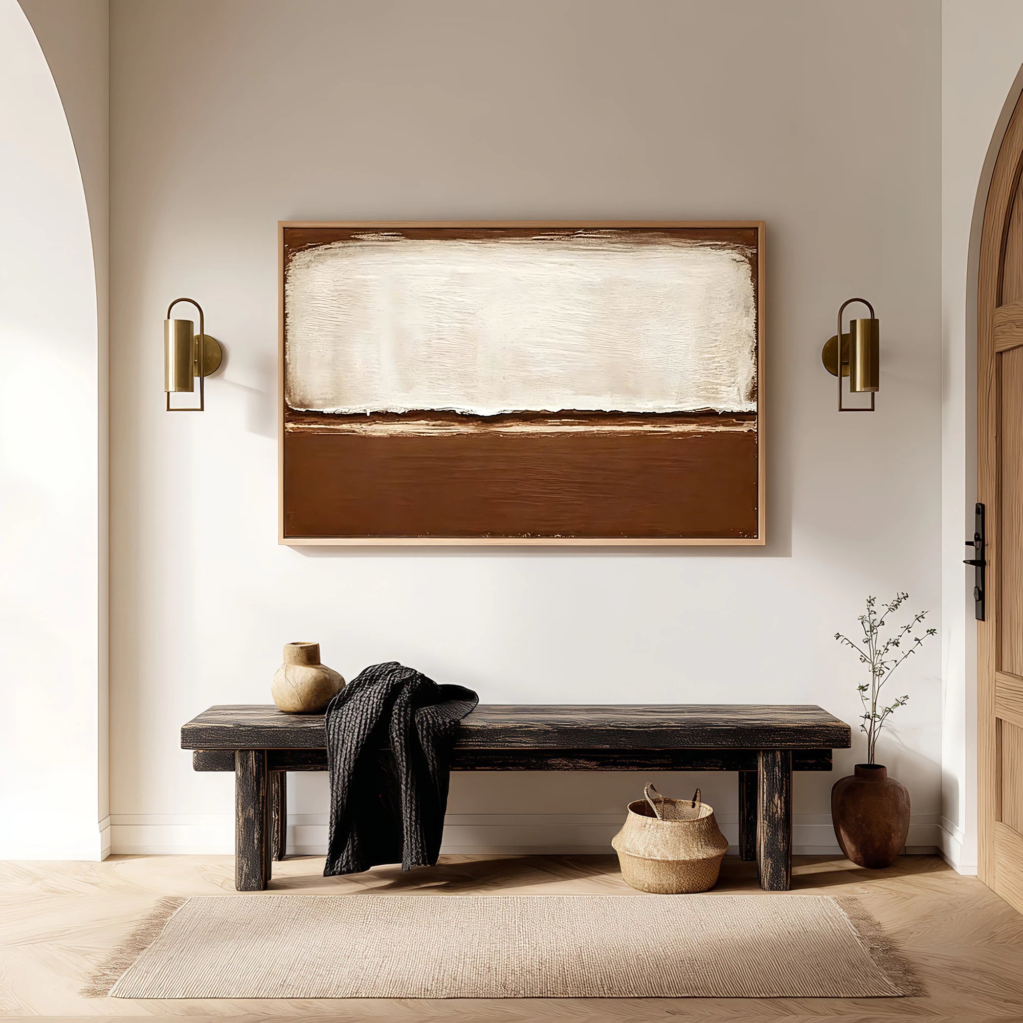 Wabi-Sabi Impasto Canvas Art #WA59