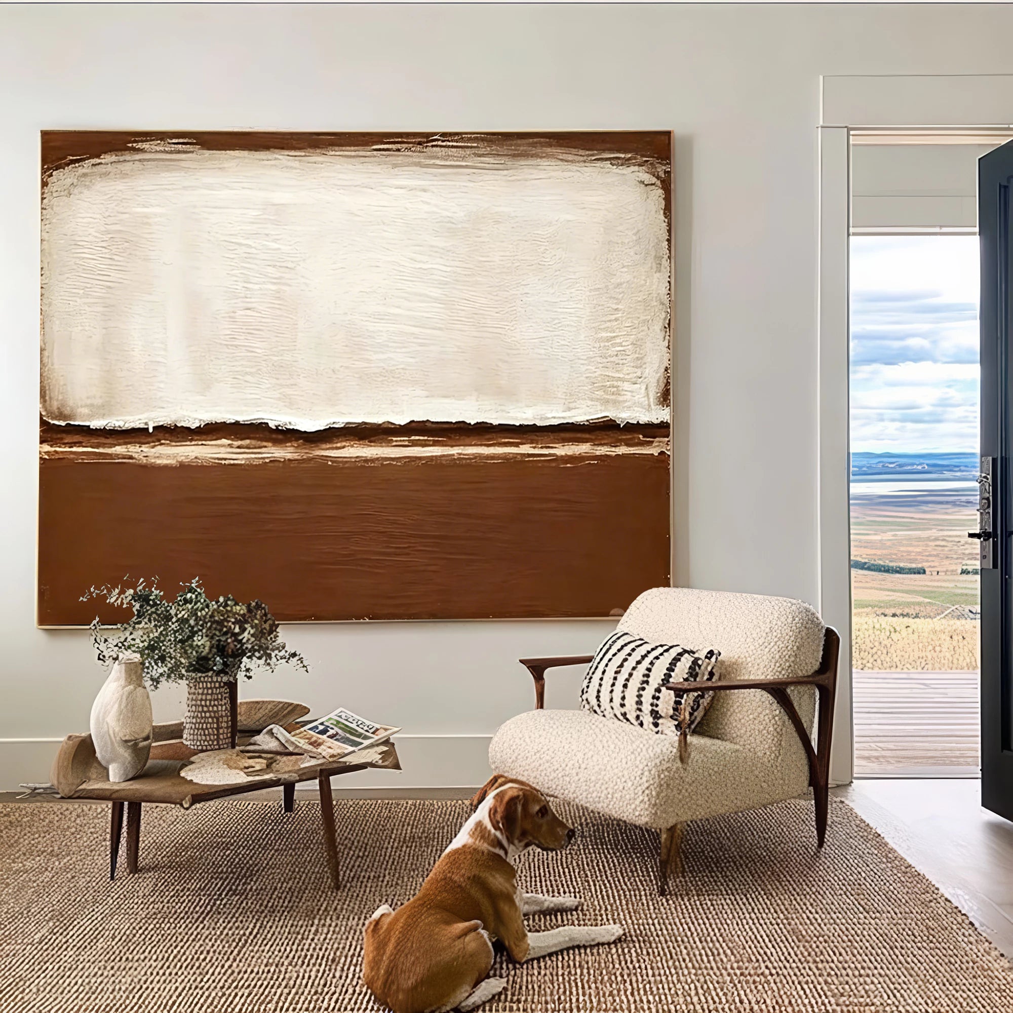 Wabi-Sabi Impasto Canvas Art #WA59