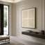Warm Cream Minimalist Geometric Textured Wall Art for Living Room #AAPCEVVI