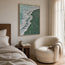 Sage Green Textured Wall Art, Sculptural Wave Abstract Oil Painting #WT3HDRBI