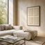 Warm Cream Minimalist Geometric Textured Wall Art for Living Room #AAPCEVVI