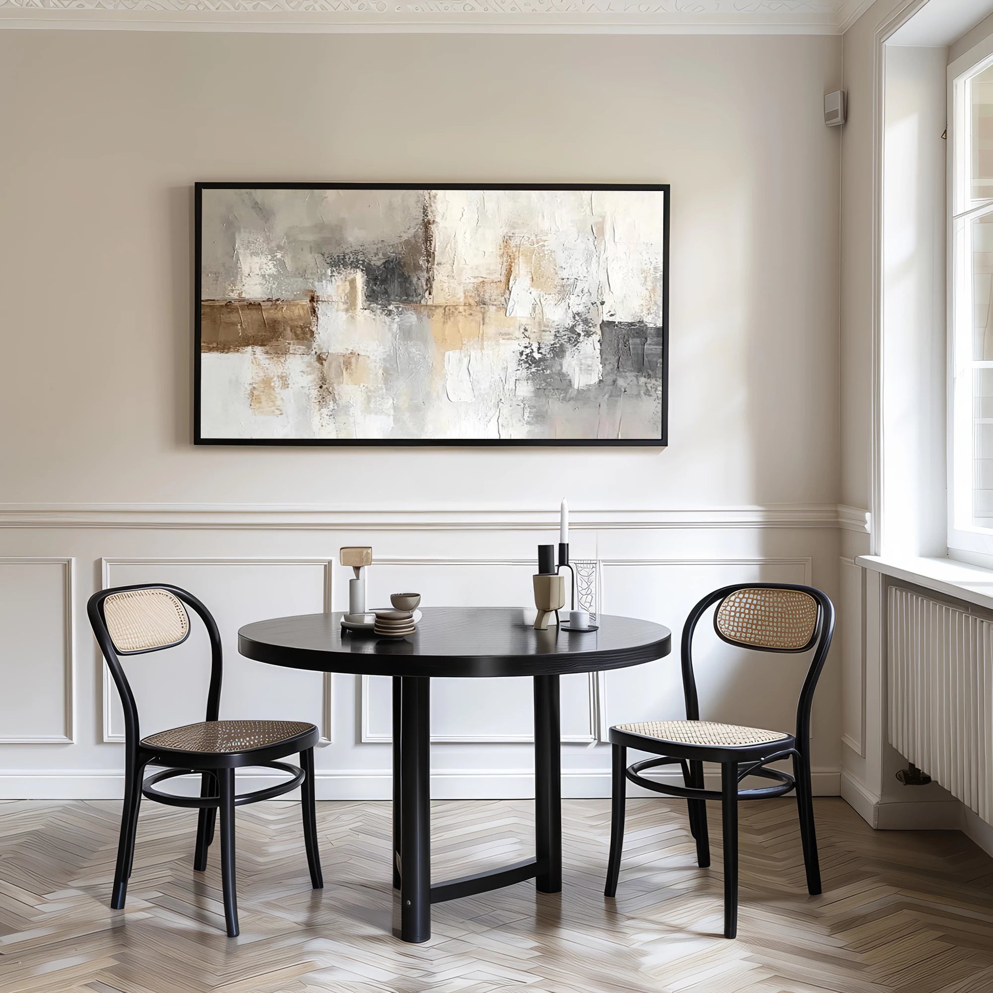 Wabi-Sabi Minimalist Abstract Oil Painting #WA71