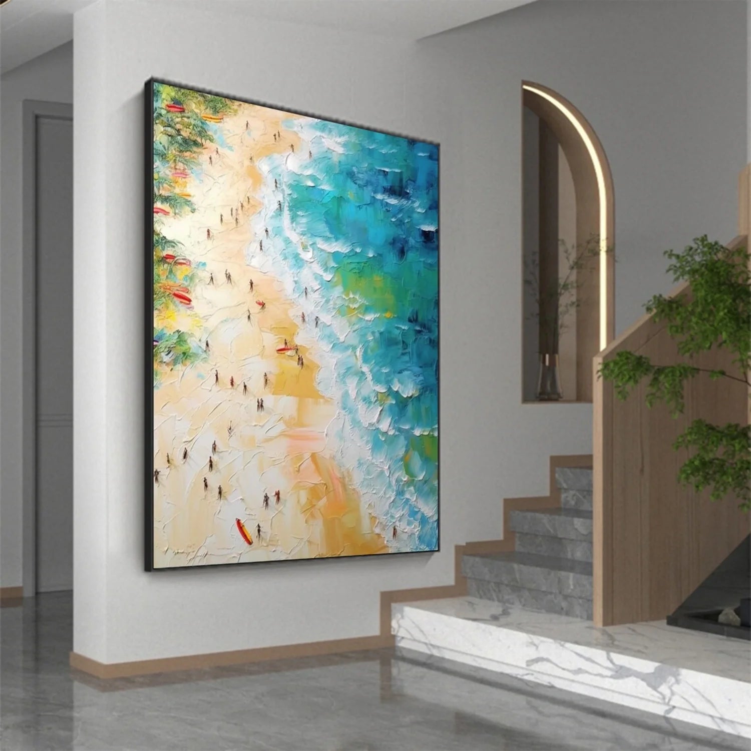 Sea & Sky Textured Art #SK099