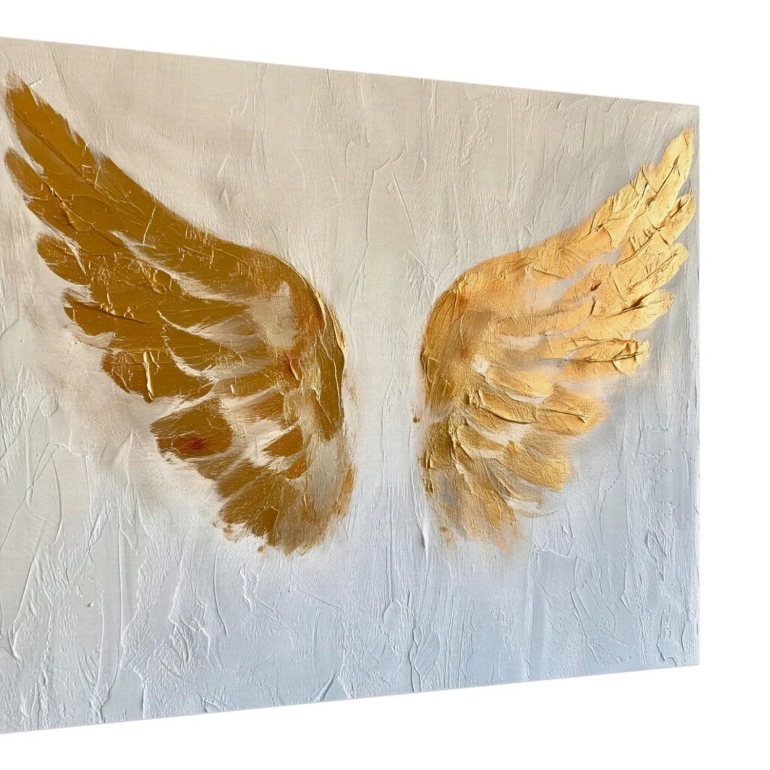 Abstract Angel Wing Textured Painting #AB054