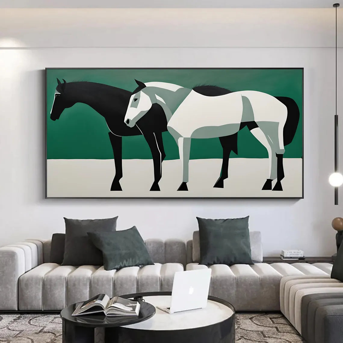 Abstract Animal Horse Wall Art #AM122
