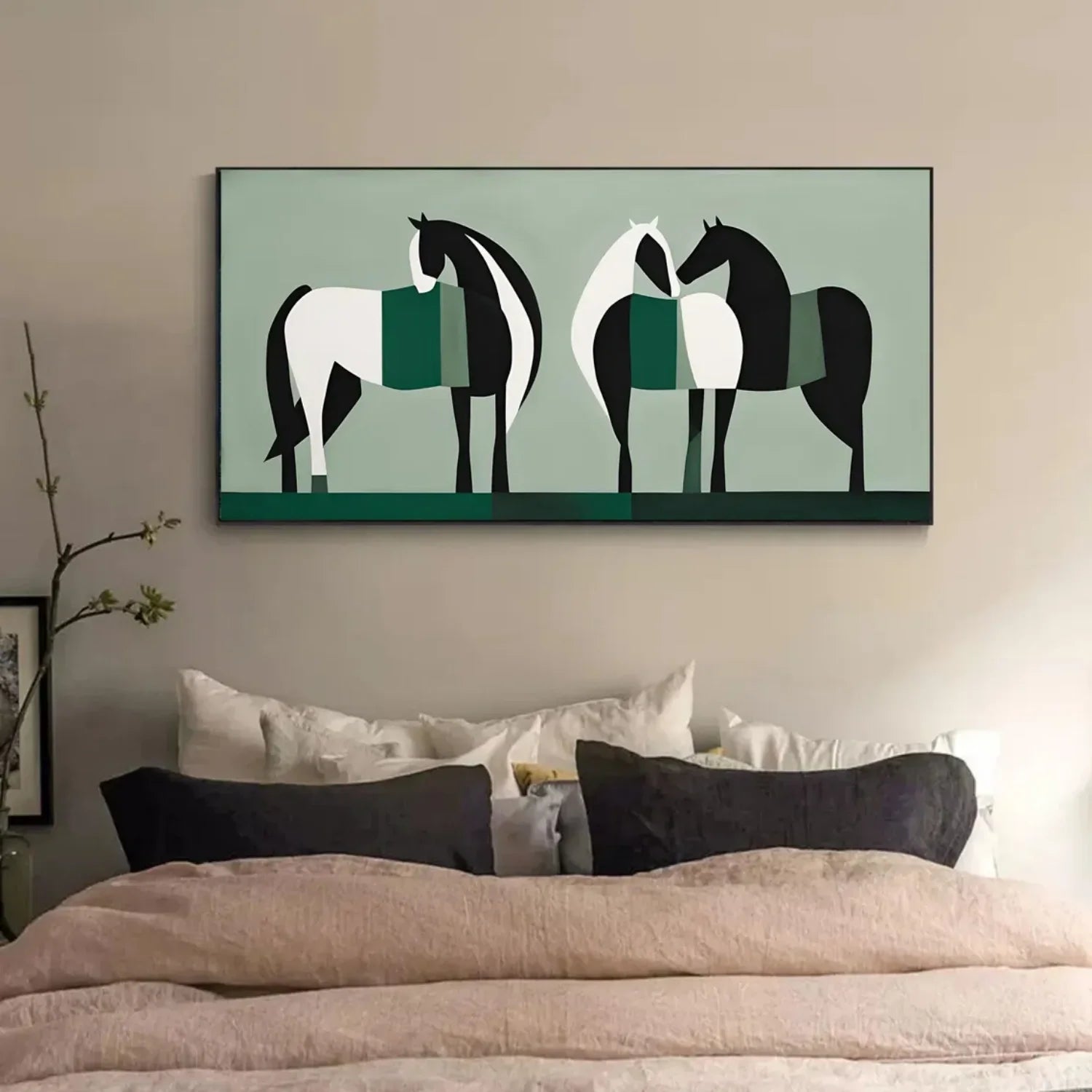 Abstract Animal Horse Wall Art #AM121
