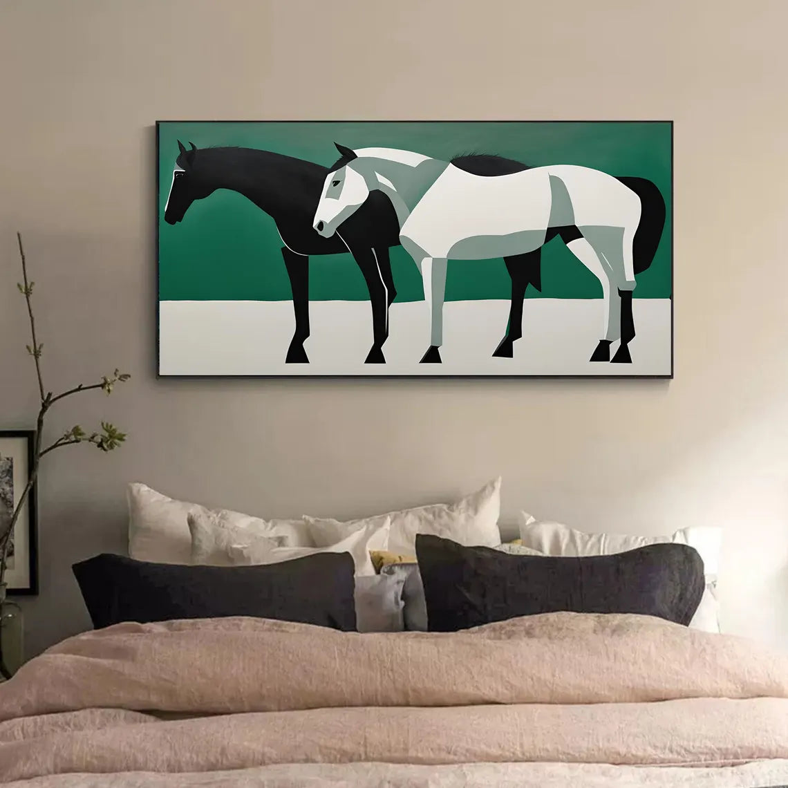 Abstract Animal Horse Wall Art #AM122