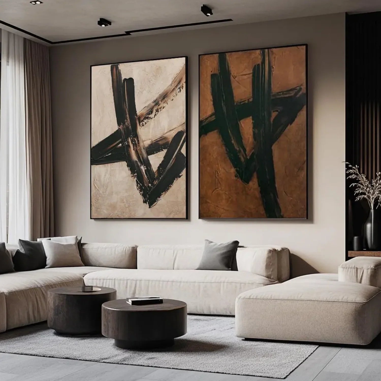 Abstract Tranquility Set of 2 #WA553