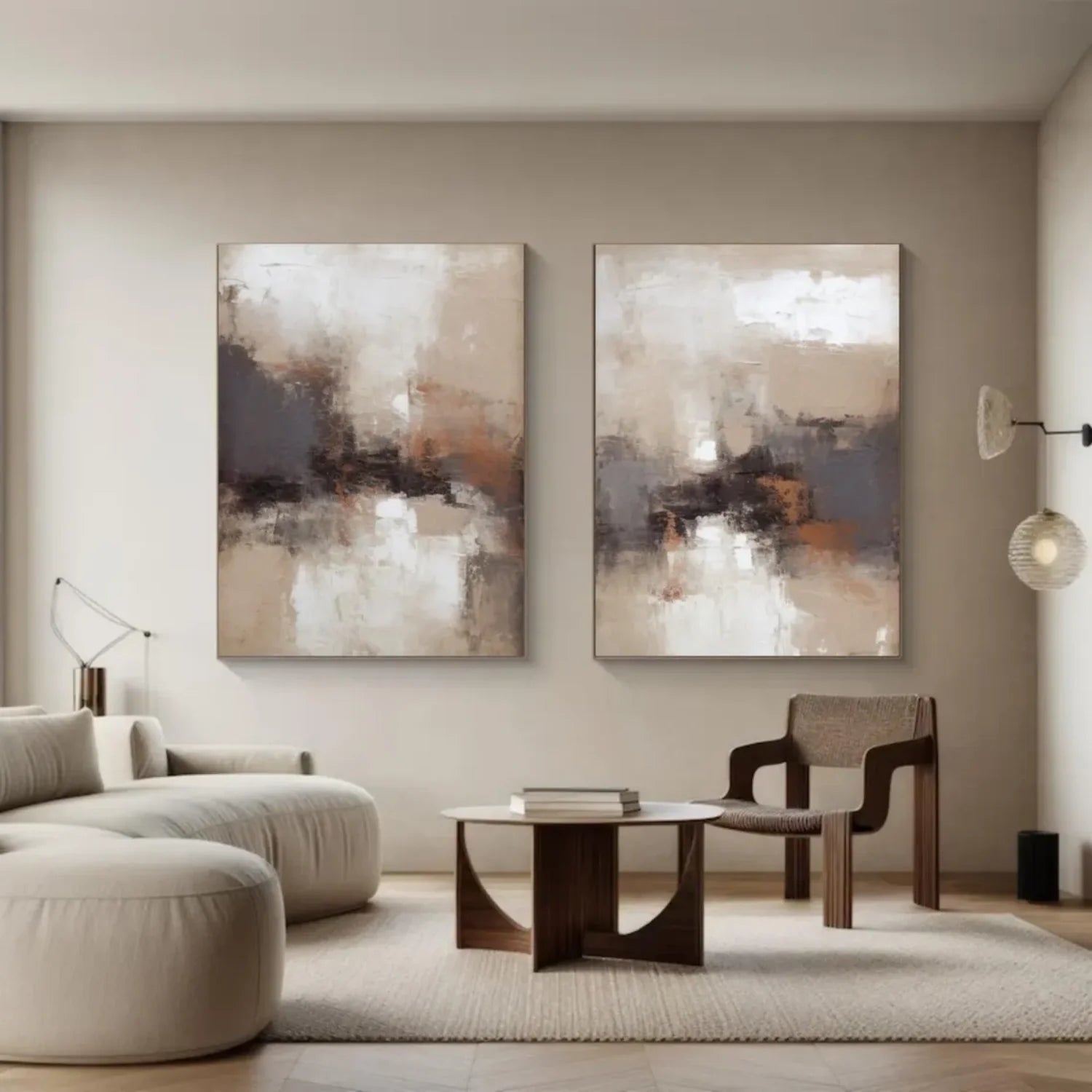 Wabi Sabi Canvas Art Set of 2 #WA620