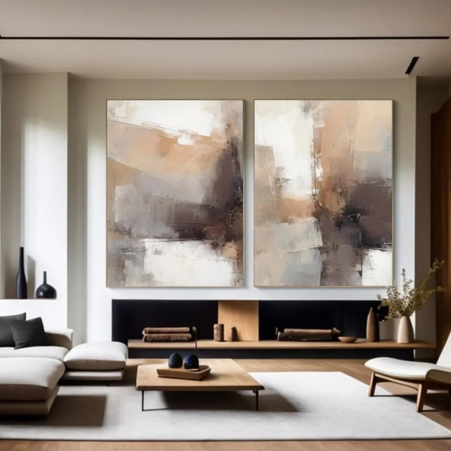 Wabi Sabi Canvas Art Set of 2 #WA619