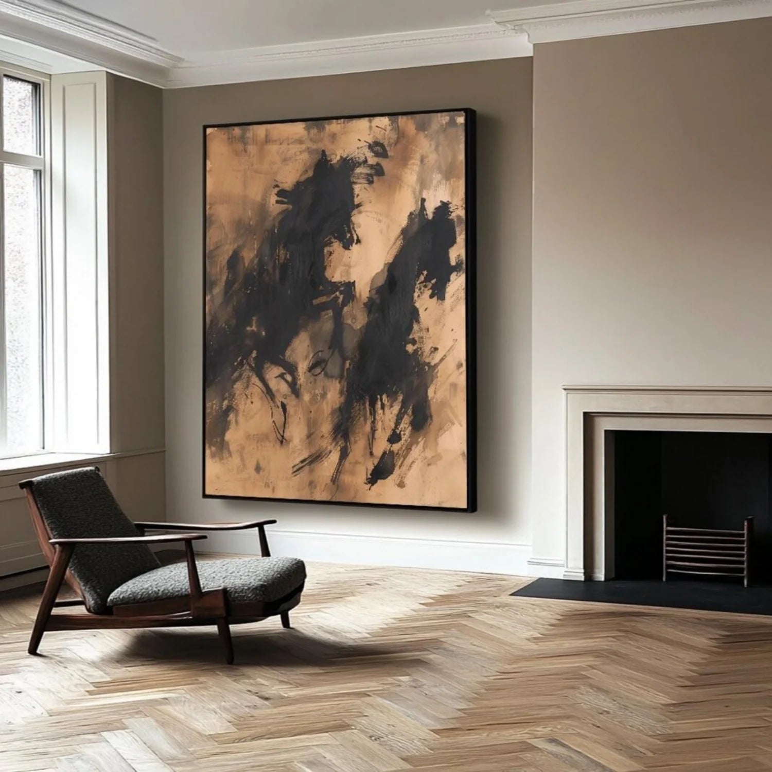 Abstract Animal Horse Wall Art #AM120