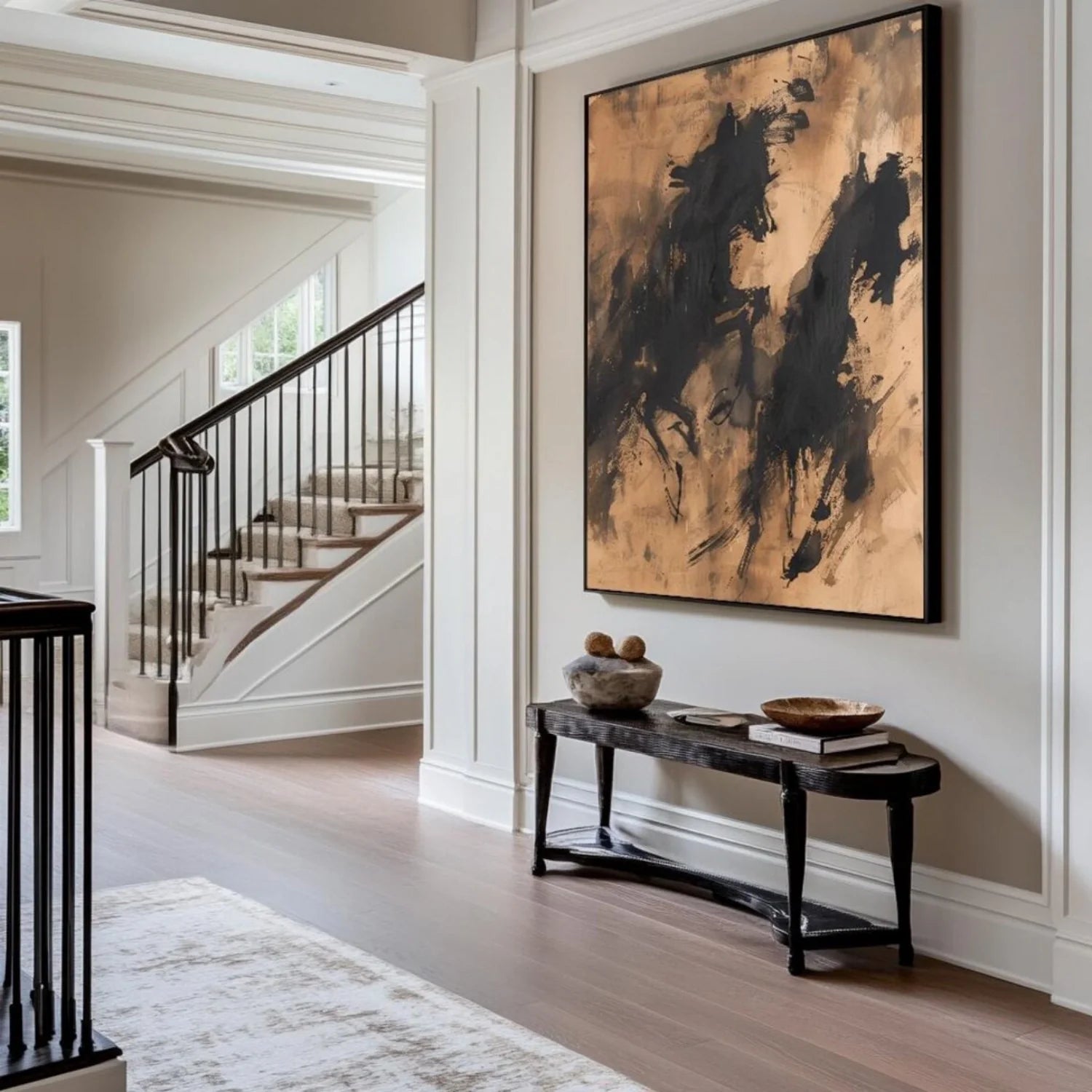 Abstract Animal Horse Wall Art #AM120