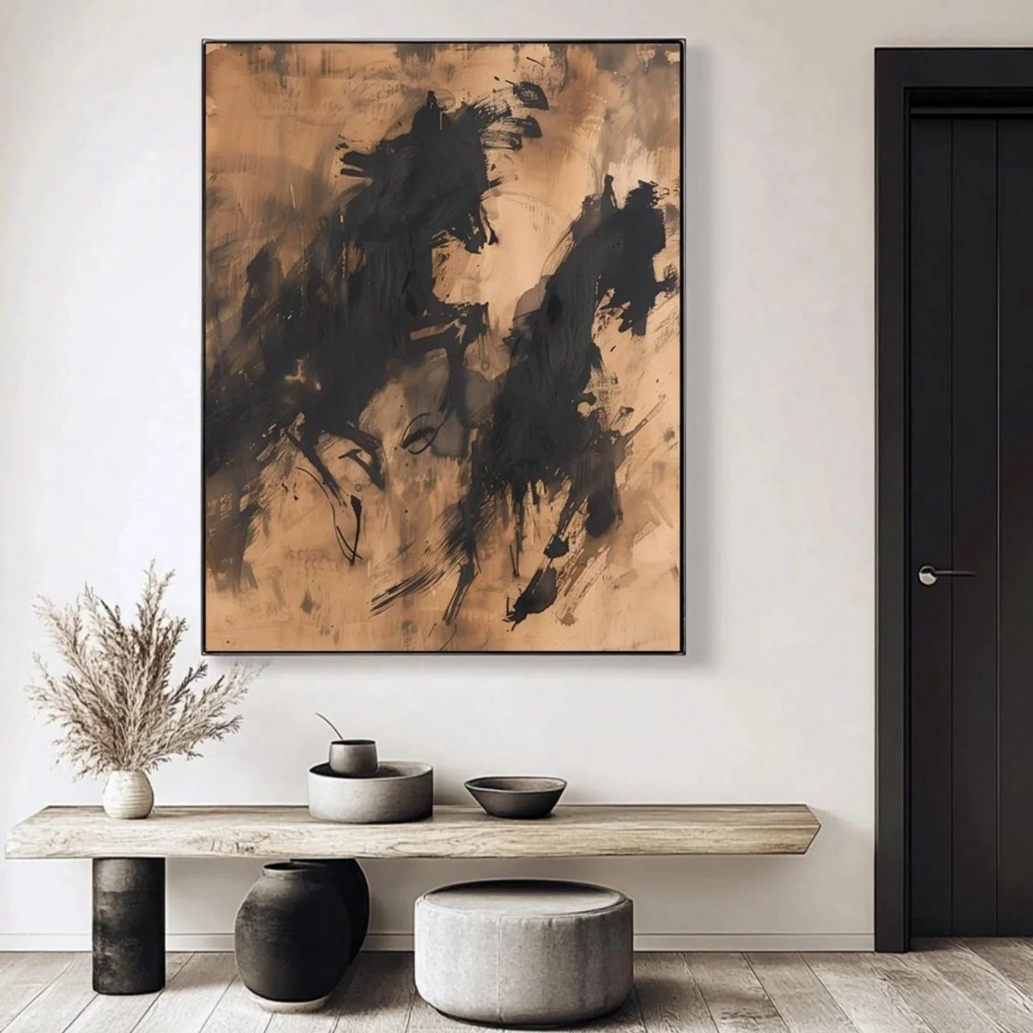 Abstract Animal Horse Wall Art #AM120