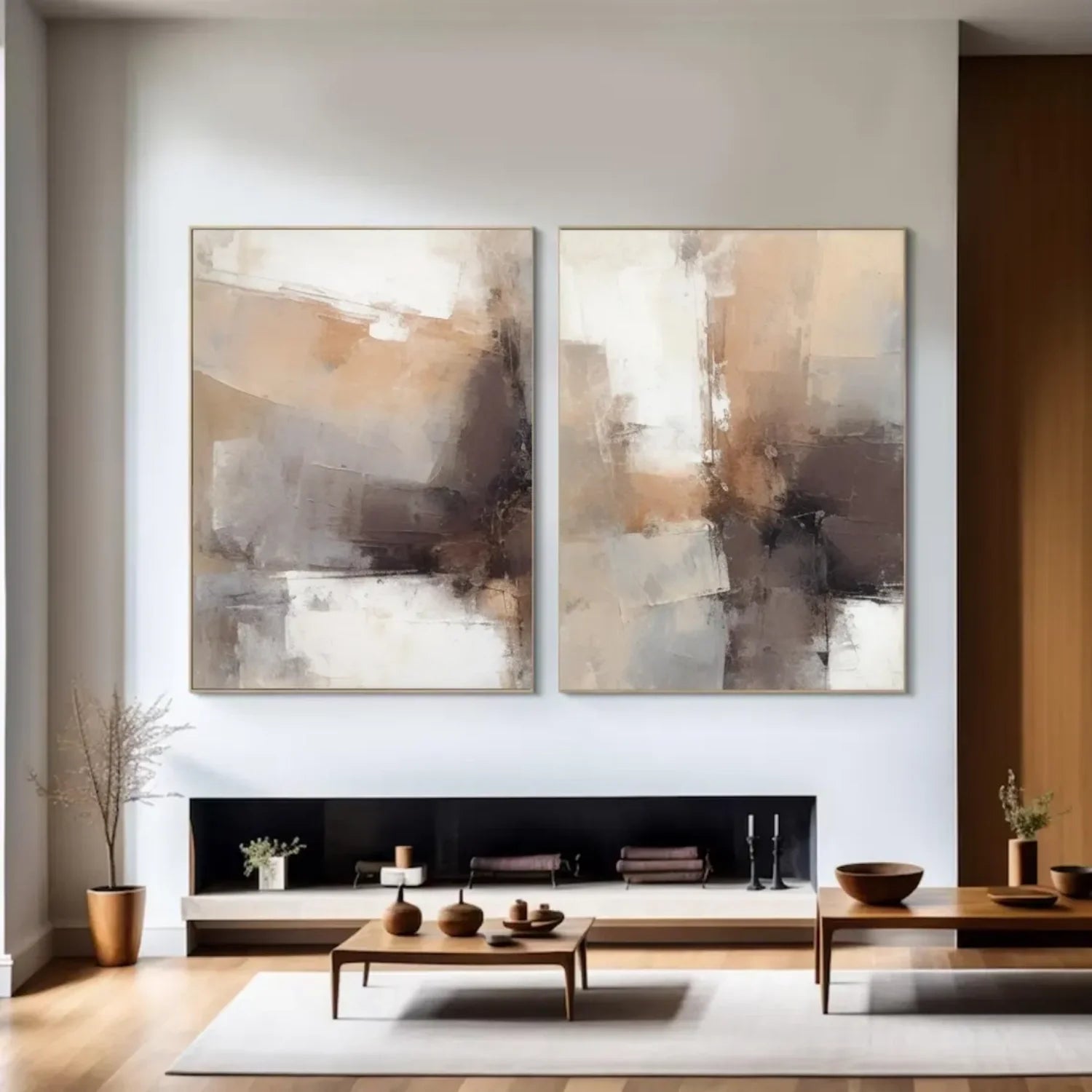 Wabi Sabi Canvas Art Set of 2 #WA619