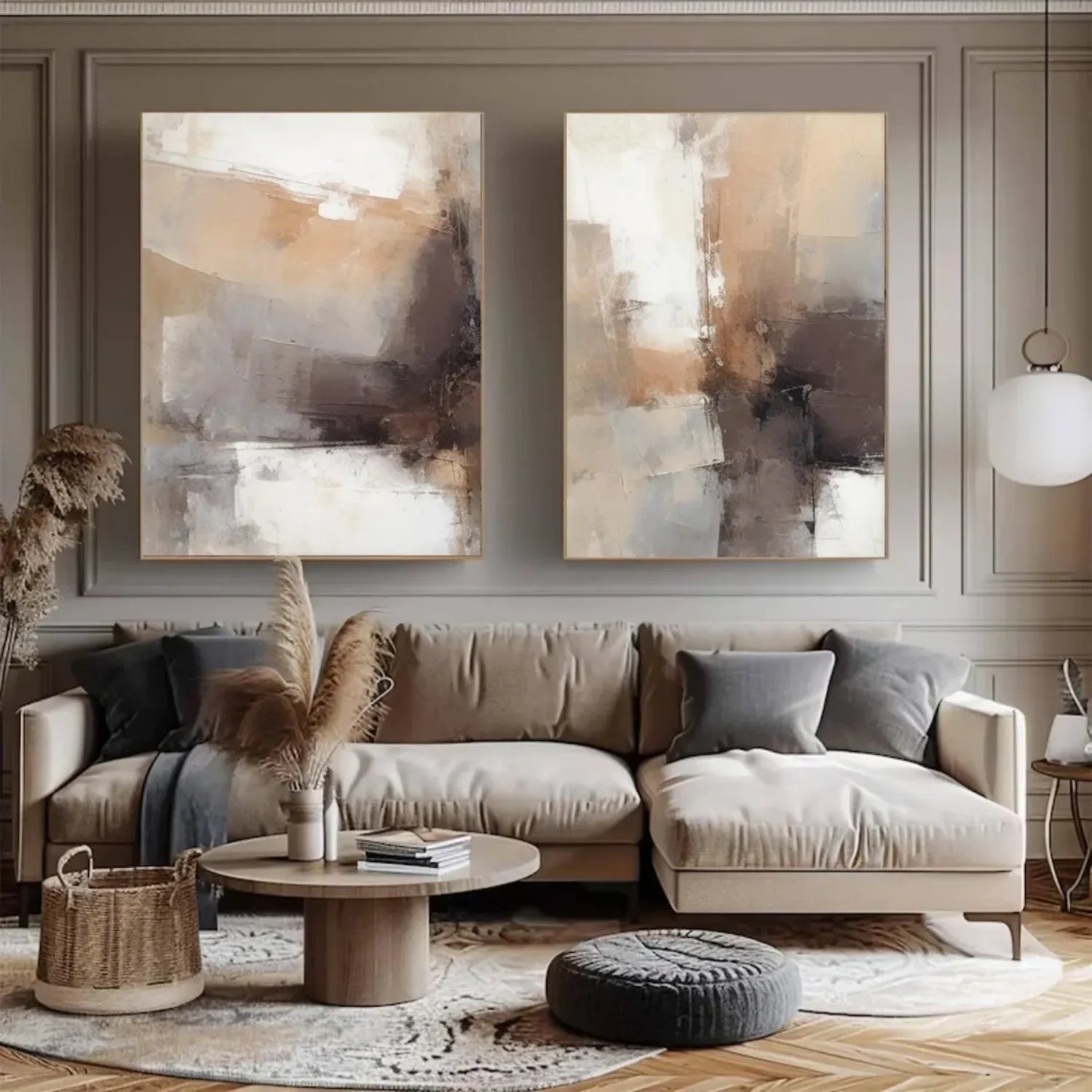 Wabi Sabi Canvas Art Set of 2 #WA619