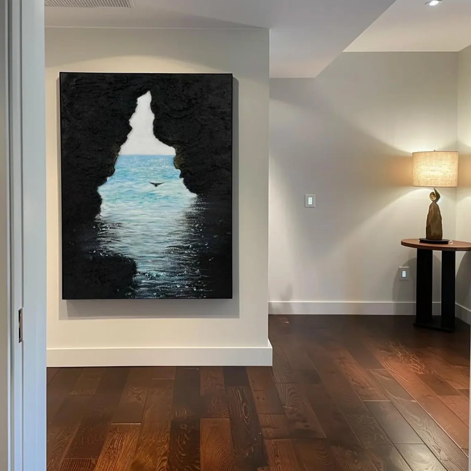 Sea & Sky Abstract Textured Wall Art #SK123