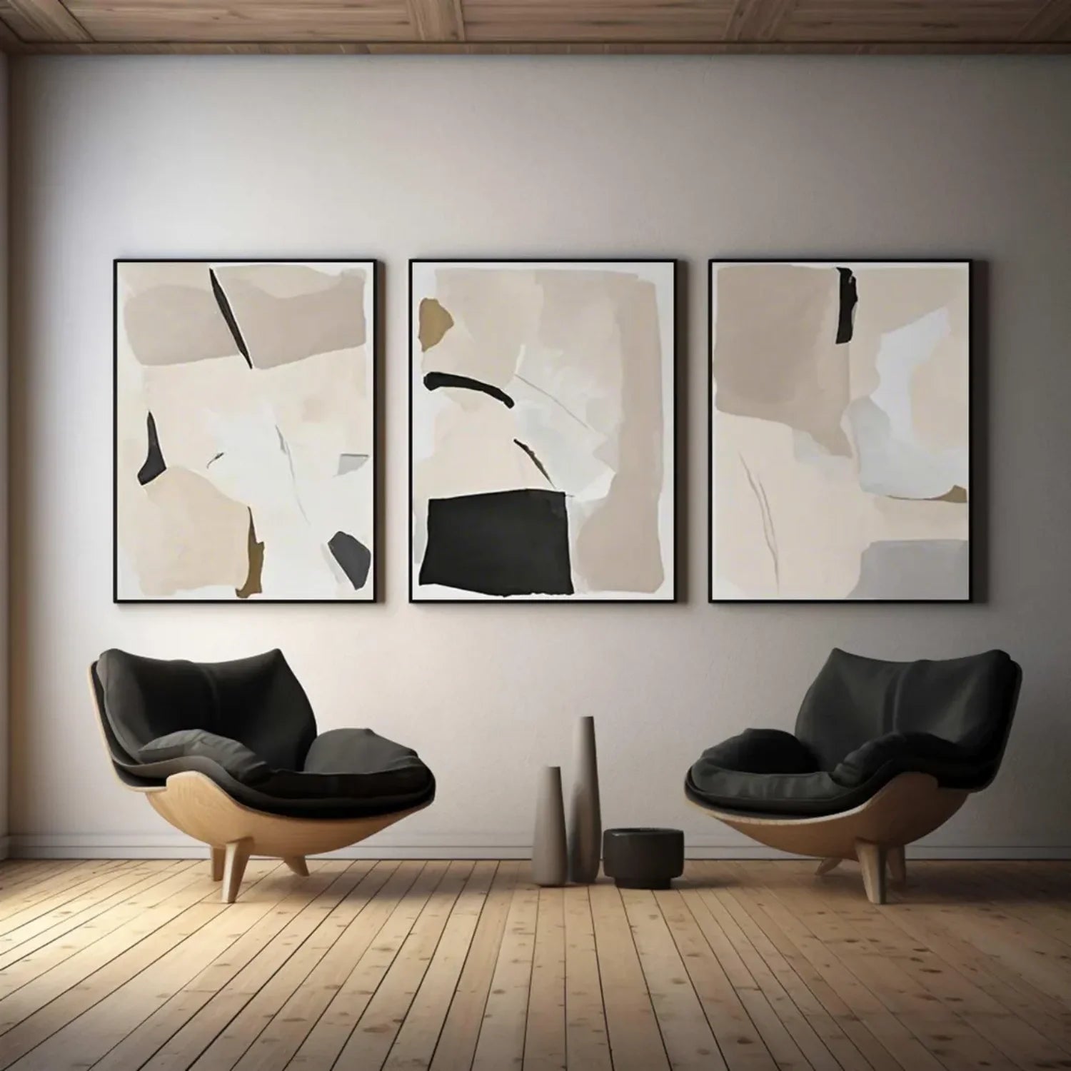 Abstract Tranquility Set of 3 #1