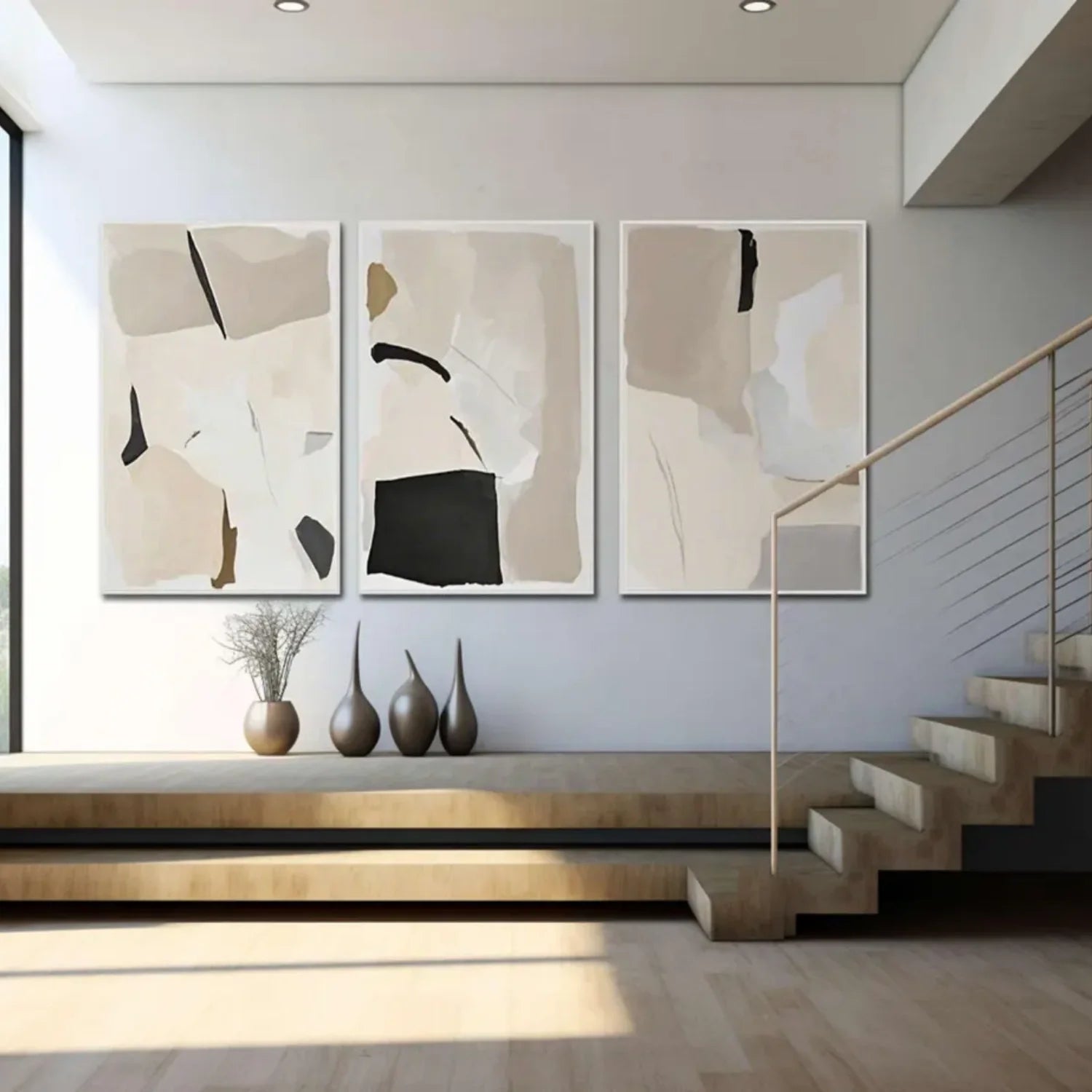 Abstract Tranquility Set of 3 #1