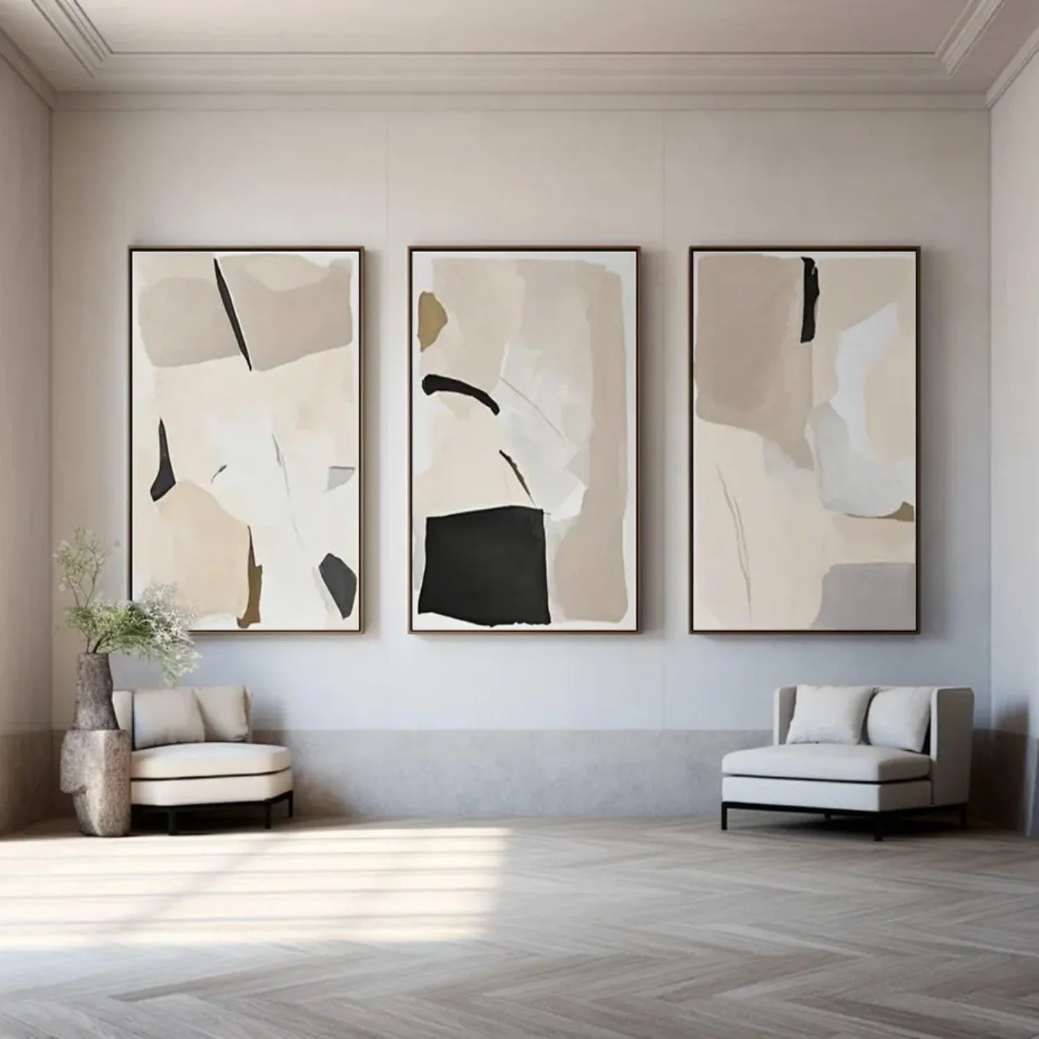 Abstract Tranquility Set of 3 #1