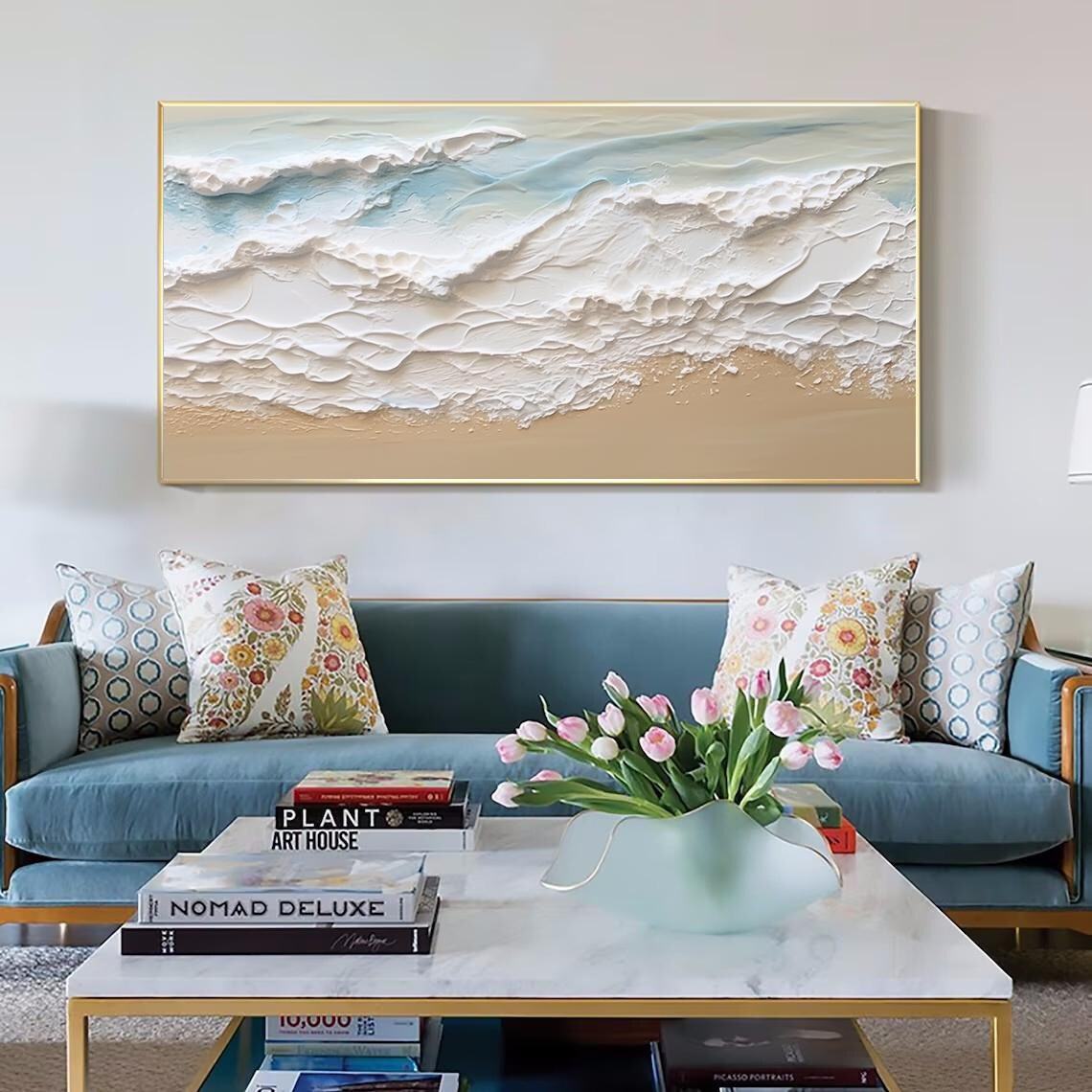 Sea & Sky Abstract_Textured_Wall Art #SK147