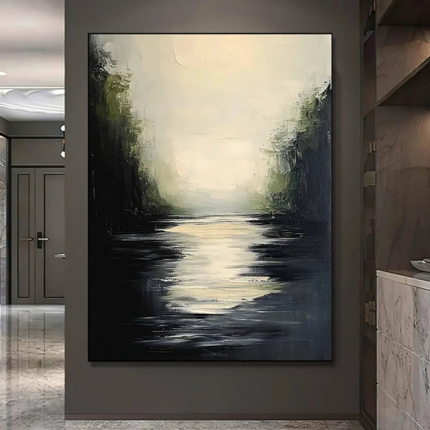 Sea & Sky Abstract Wall Art #SK127