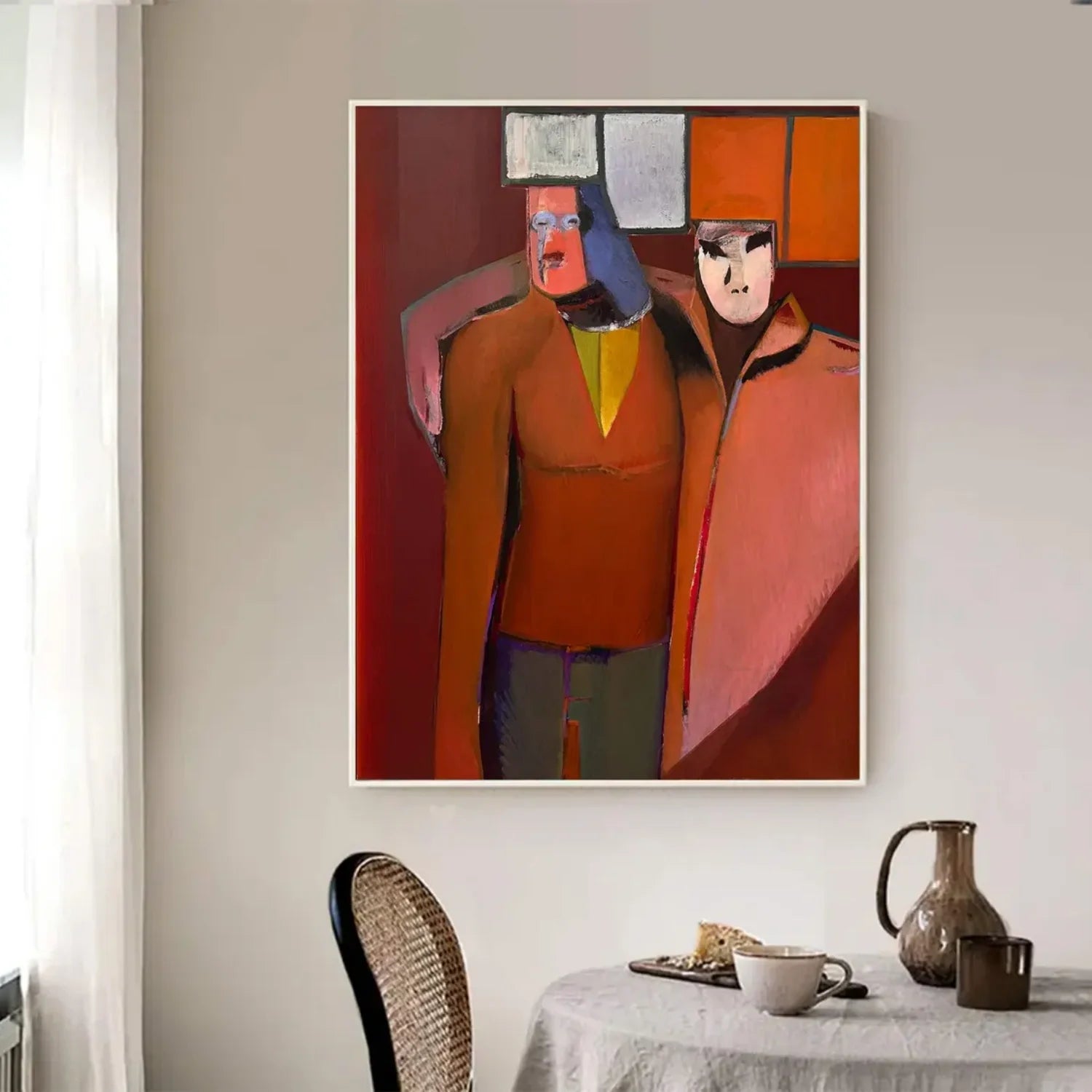 Abstract Portrait Wall Art #AB062