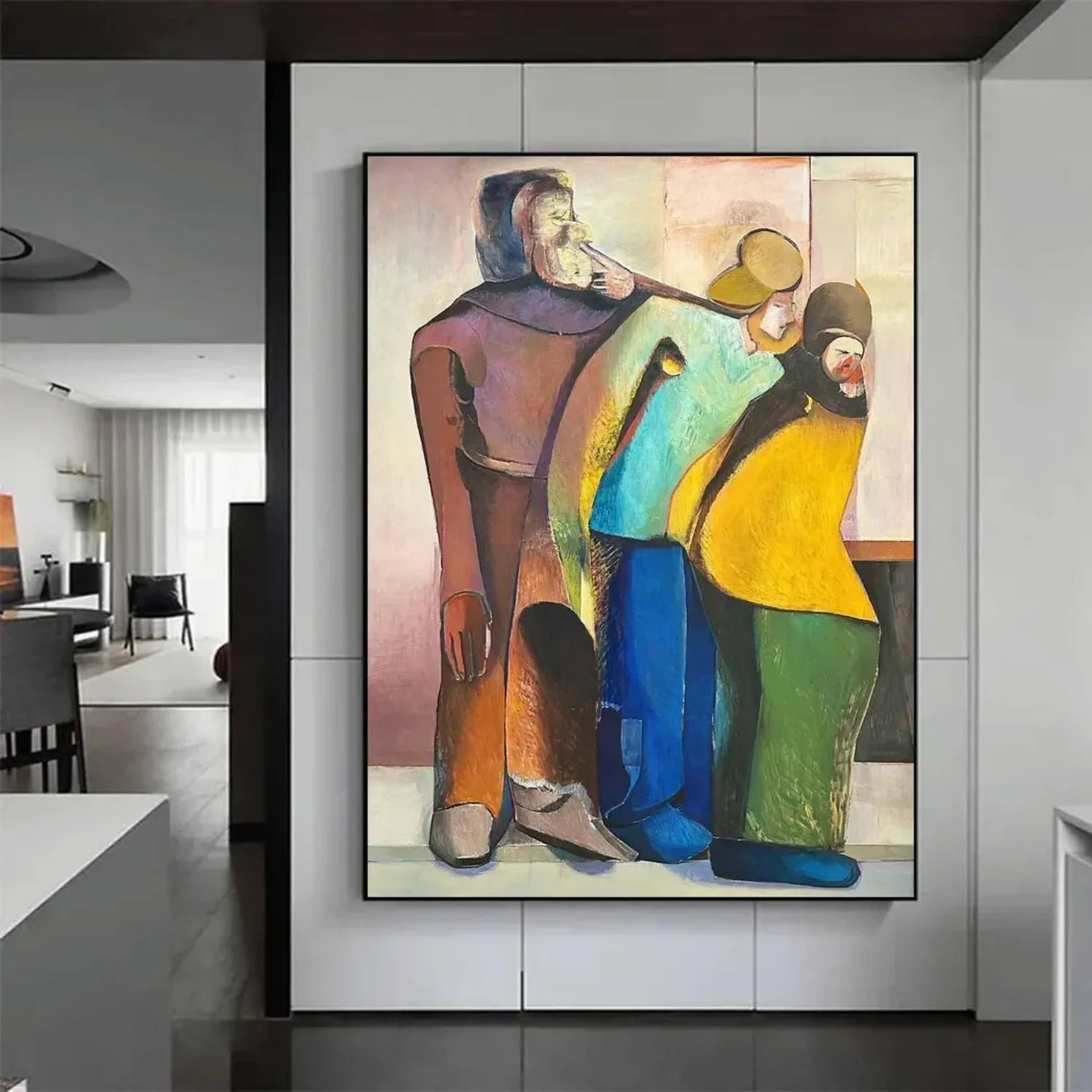 Abstract Portrait Wall Art #AB061