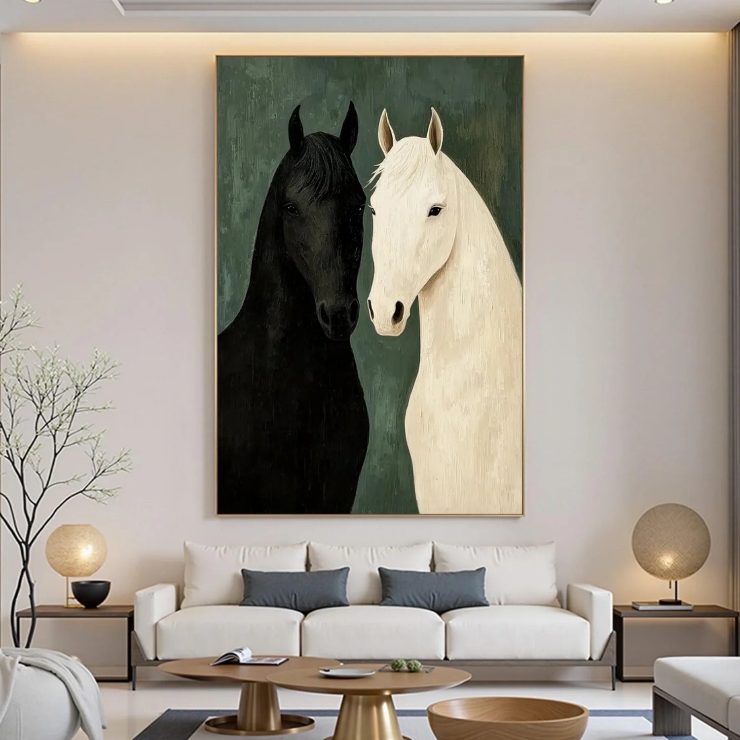 Abstract Animal Horse Wall Art #AM123
