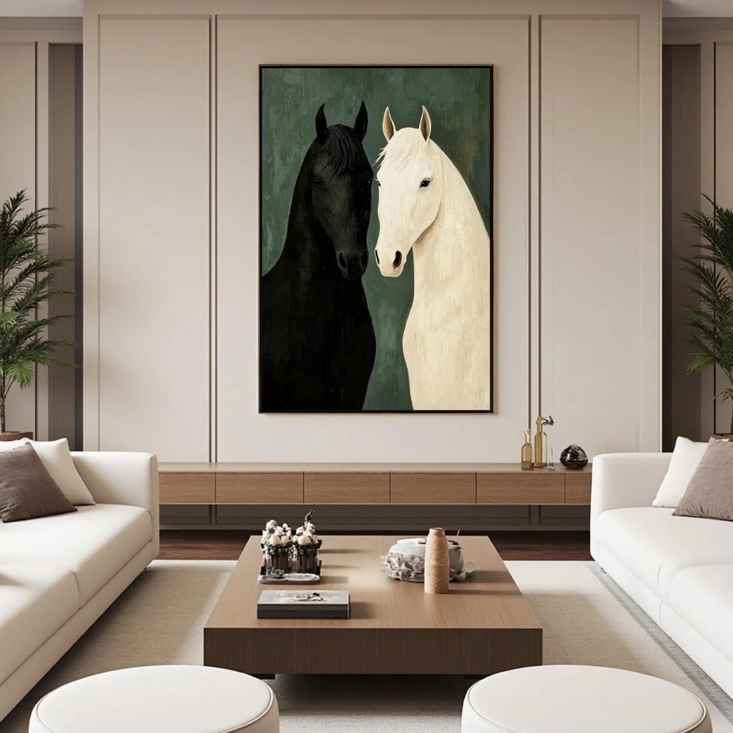 Abstract Animal Horse Wall Art #AM123