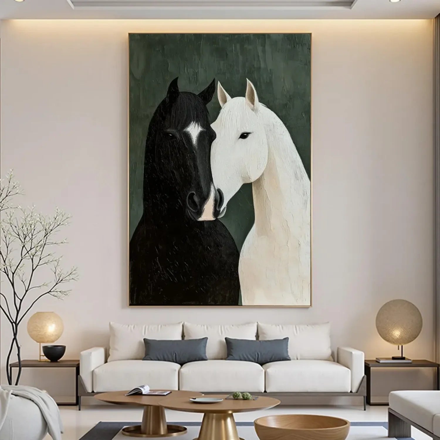 Abstract Animal Horse Wall Art #AM124